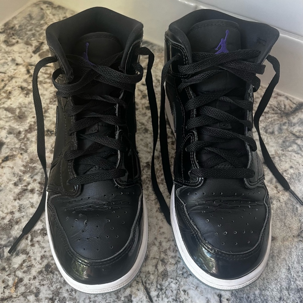 Boys AirJordan 1 Mid SE GS Space Jam